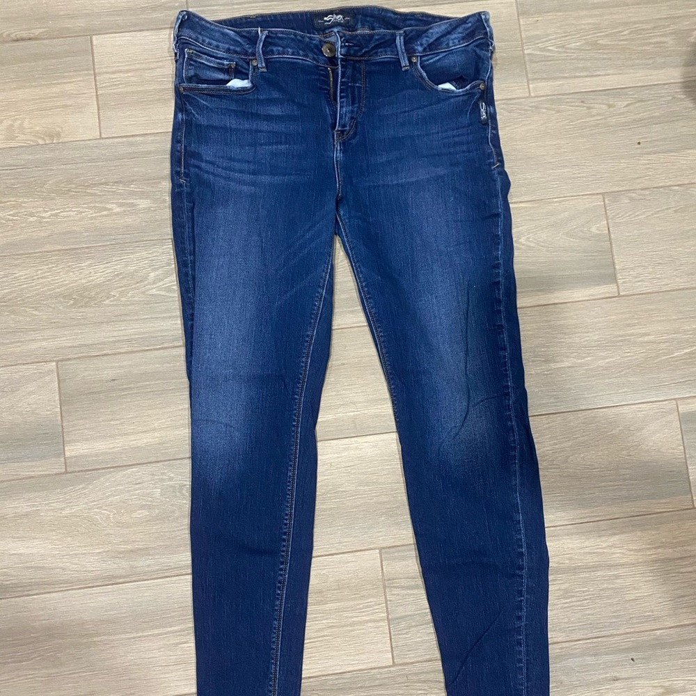 Silver jeans